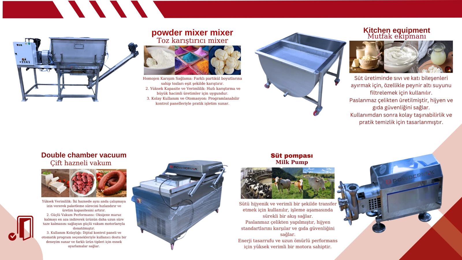 Powdermak Süt Süttozu ve Gıda Makinaları 